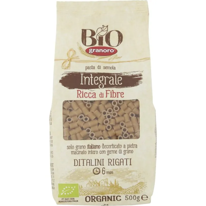 Granoro Ditalini Rigati Integrali Bio 500g