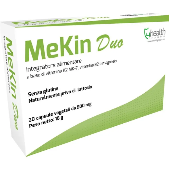 4 Health Mekin Duo Integratore Alimentare Senza Glutine 30 Capsule 15g