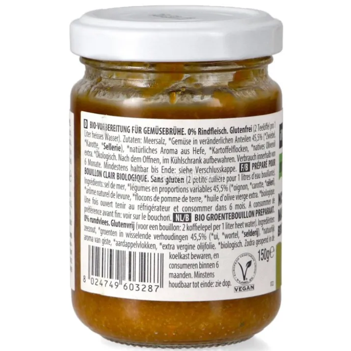Il Nutrimento Brodo Vegetale Gusto Manzo 150g