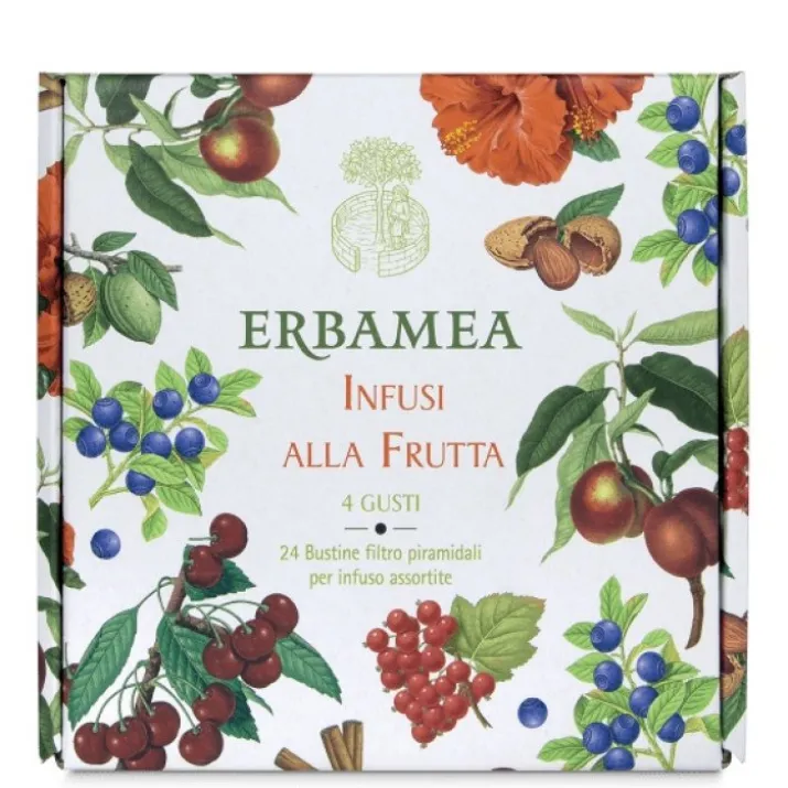 Infusi alla Frutta in Scatola Regalo Erbamea 24 Bustine