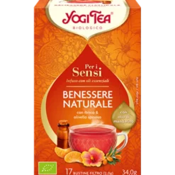 Infuso Biologico Per I Sensi Benessere Naturale Yogi Tea 17 Bustine Filtro
