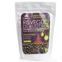Iswari Risveglio Di Buddha Bio Açai Banana Fragola Super Prima Colazione Istantanea 360g