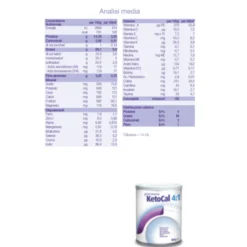 Ketocal 4:1 Gusto Vaniglia Nutricia 300g