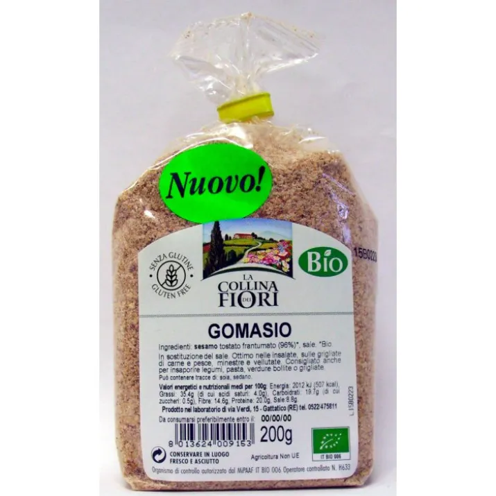La Collina Dei Fiori Gomasio Biologico Senza Glutine 200g