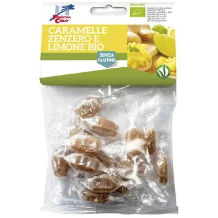 La Finestra sul Cielo Caramelle Zenzero e Limone Bio Senza Glutine 50g