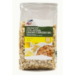 La Finestra Sul Cielo Crunchy Con Avena Limone E Zenzero Bio 375g