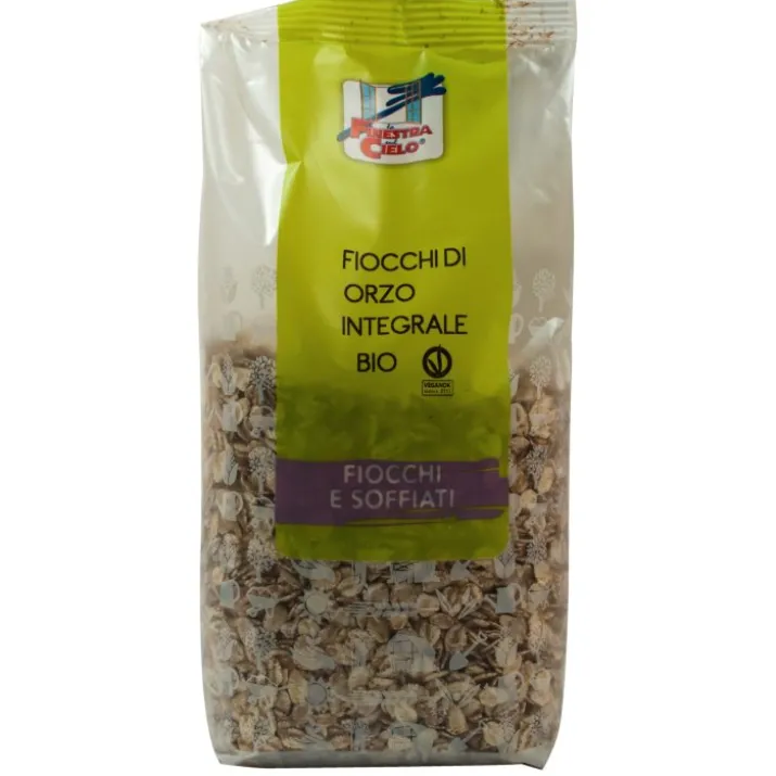 La Finestra Sul Cielo Fiocchi Di Orzo Integrale Bio Cereali Per La Colazione 500g