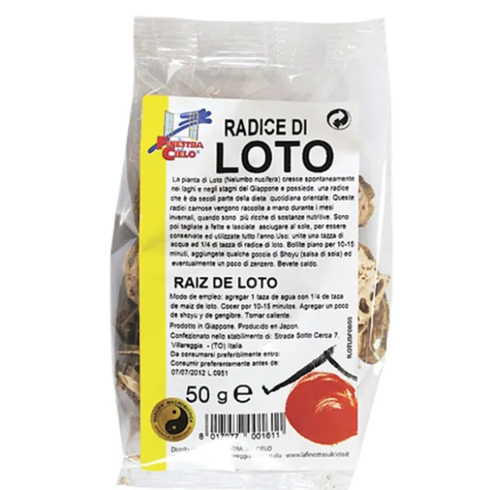 La Finestra sul Cielo Loto Radice Fette 50g