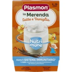 La Merenda Latte E Vaniglia NutriMune Plasmon 2x120g