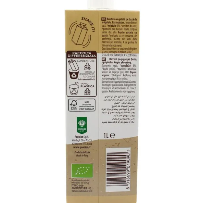 Latte Di Mandorla Italiana Probios 1l