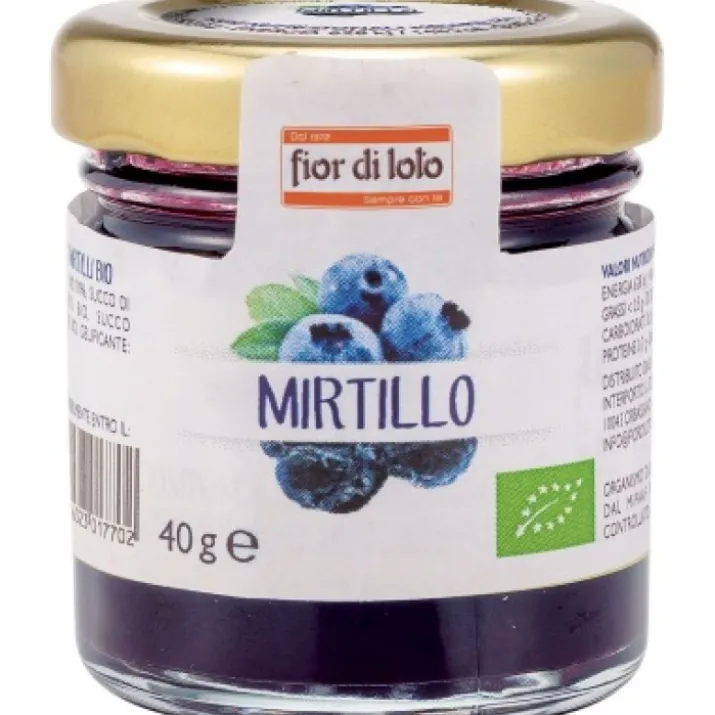 Mini Composta Ai Mirtilli Fior Di Loto 40g