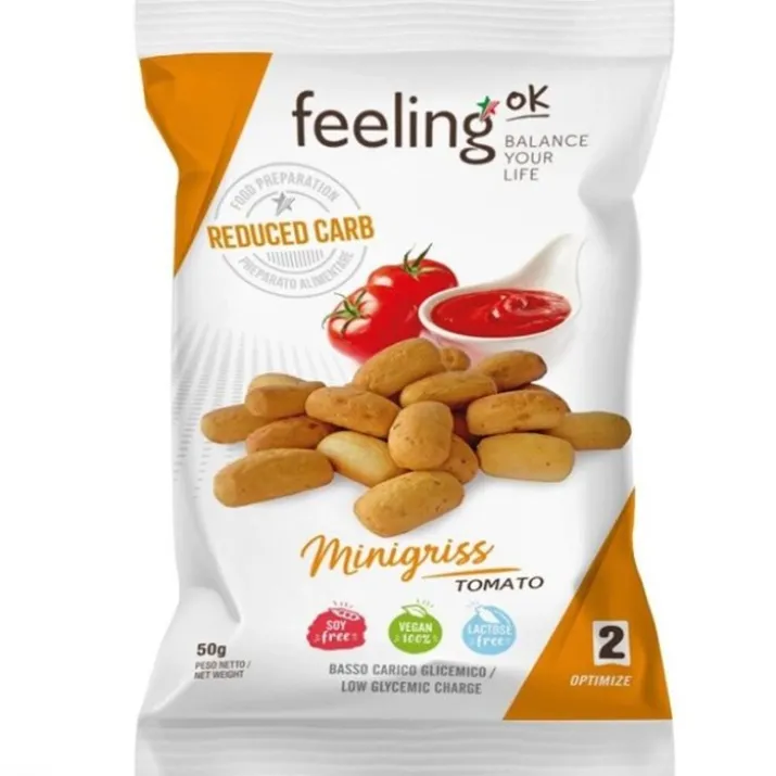 Minigrissini al Pomodoro Optimize Feeling Ok 50g