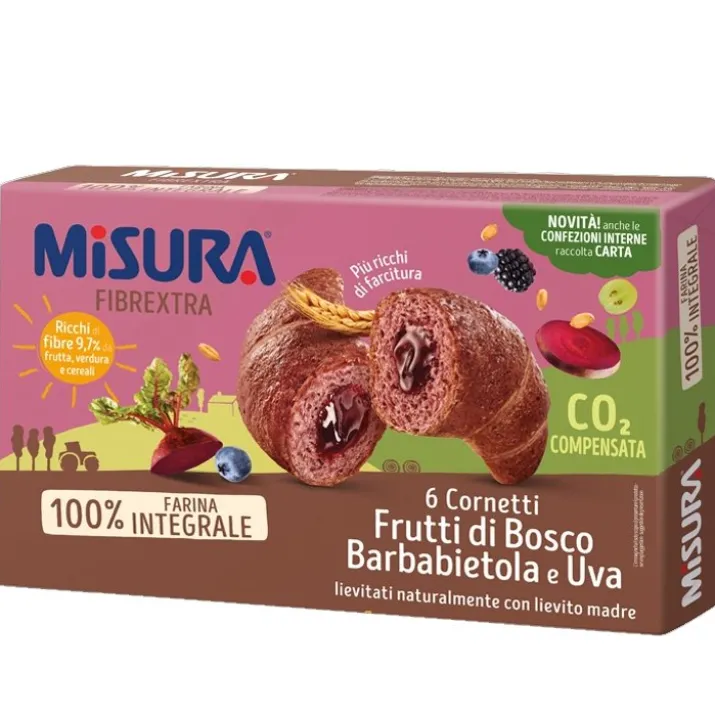 Misura® Fibrextra Cornetti Frutti Di Bosco, Barbabietola E Uva 300g