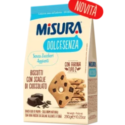 Misura Frollini Dolcesenza Con Scaglie Al Cioccolato 290g