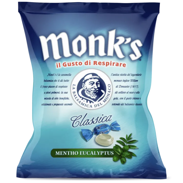 Monk's Classica Caramelle Ment/eucal 100g
