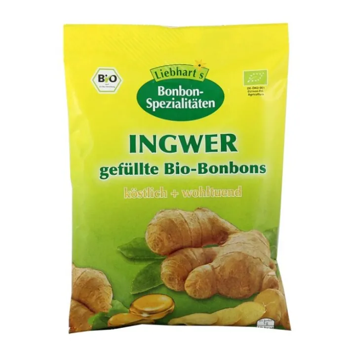 Monte Grappa Bonbons Zenzero Biologico 100g 18 Pezzi