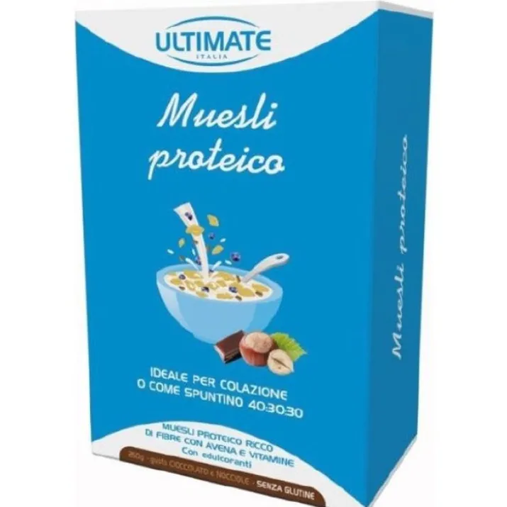Muesli Proteico Cioccolato e Nocciole Ultimate 250g