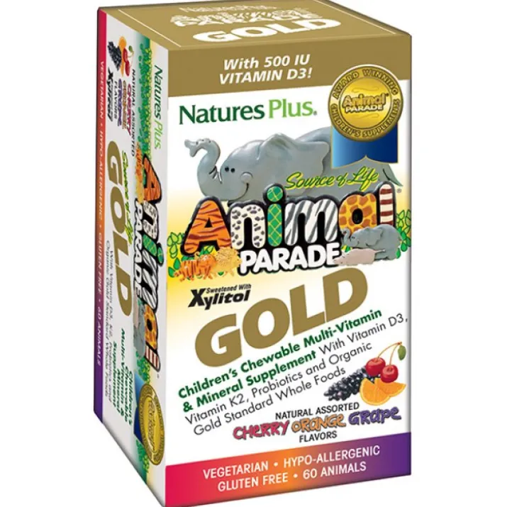 Natures Plus Animal Parade Gold Caramelle Assortite 60 Pezzi
