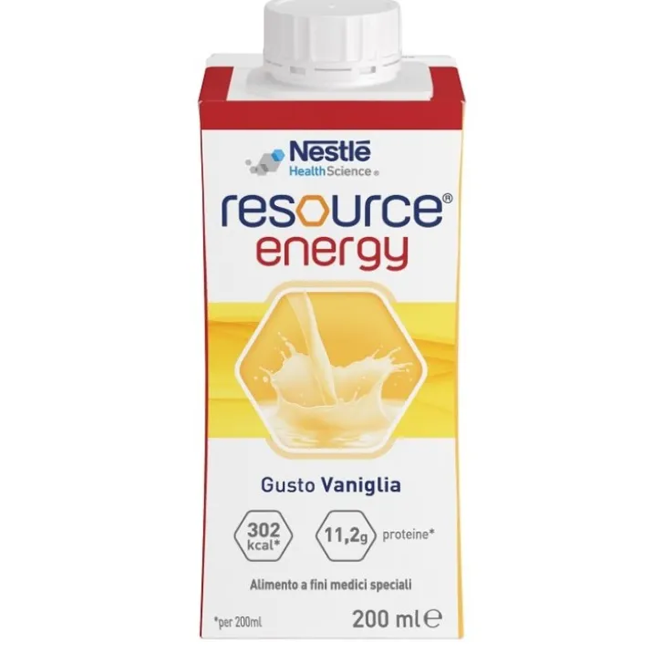 Nestlé Resource Energy Vaniglia Integratore Ipercalorico 200ml