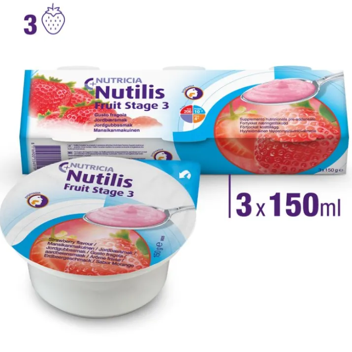 Nutilis Fruit Stage3 Fragola Nutricia 3x150g