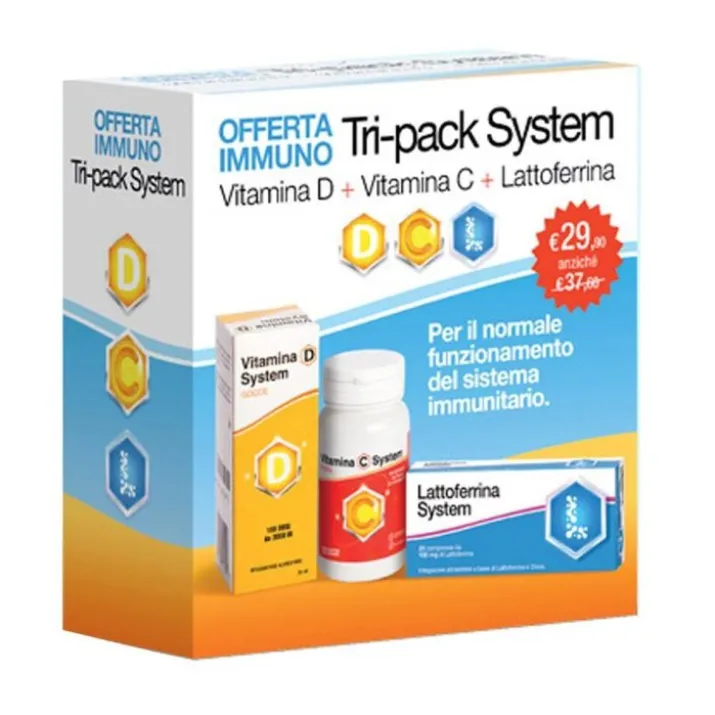 Offerta Immuno Tri-Pack System Sanifarma 3 Pezzi