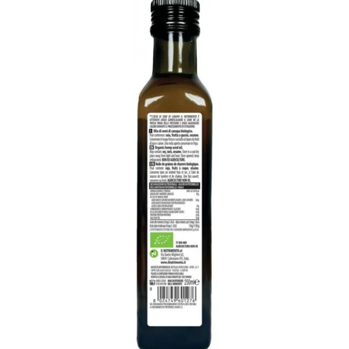 Olio Di Semi Di Canapa Il Nutrimento Bio 250ml