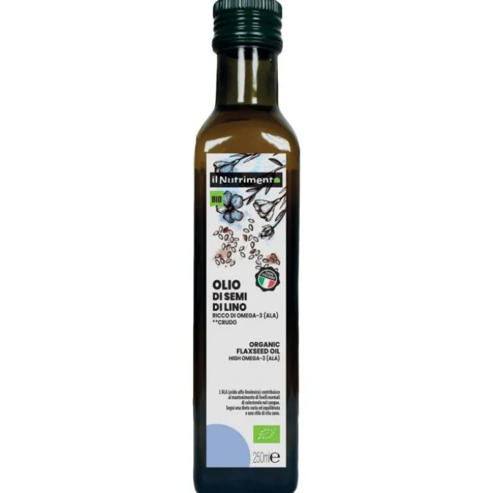 Olio Di Semi Di Lino Il Nutrimento Bio 250ml