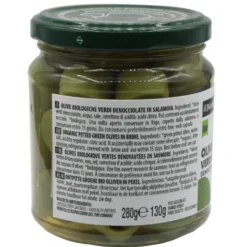 Olive Verdi In Salamoia Il Nutrimento Bio 280g