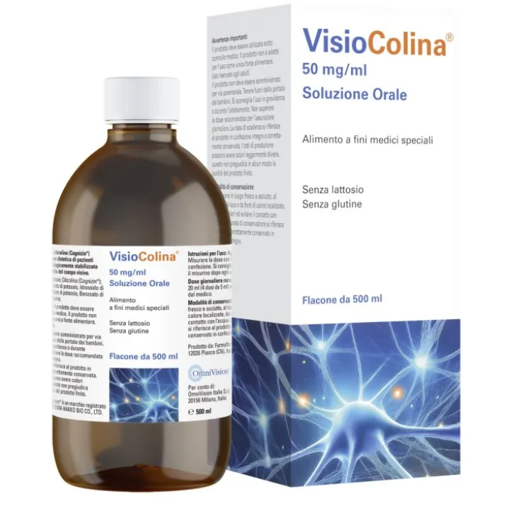 Omnivision Italia VisioColina Soluzione Orale per Glaucoma, 500ml