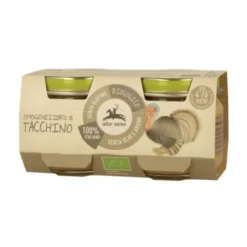 Omogeneizzato Di Tacchino Biologico Alce Nero 2x80g