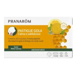 Pastiglie Gola Miele/Limone Senza Zucchero PRANARÕM 24 Pastiglie