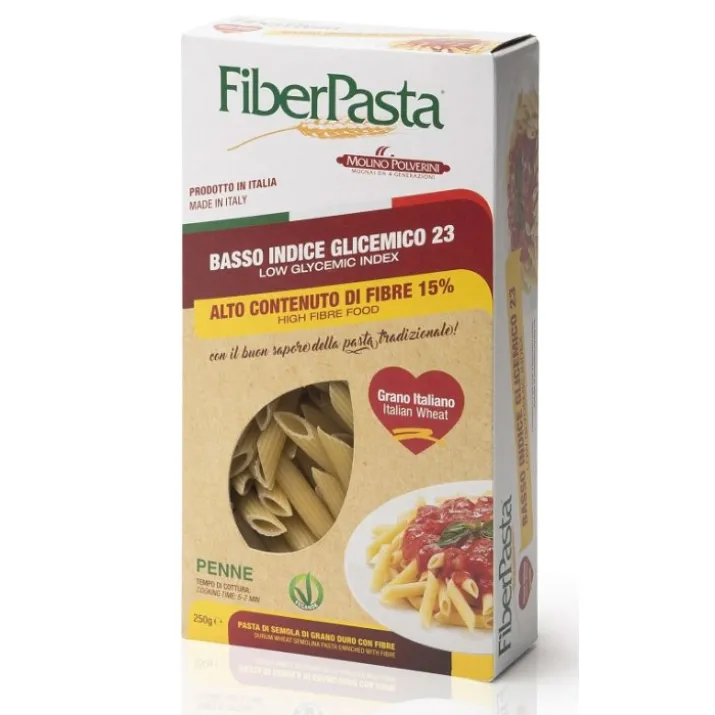 Penne Basso Indice Glicemico 23 FiberPasta 250g