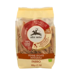 Penne Rigate Integrali Di Farro Biologiche Alce Nero 500g