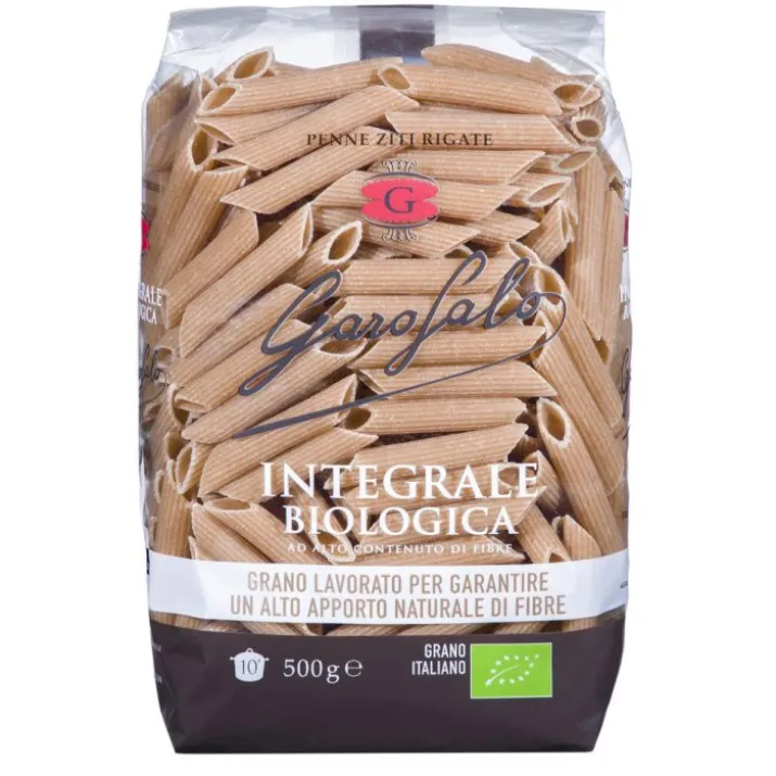 Penne Ziti Rigate Pasta Integrale Biologica Garofalo 500g