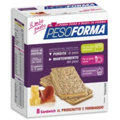 Pesoforma Sandwich Al Prosciutto E Formaggio 8 Pezzi