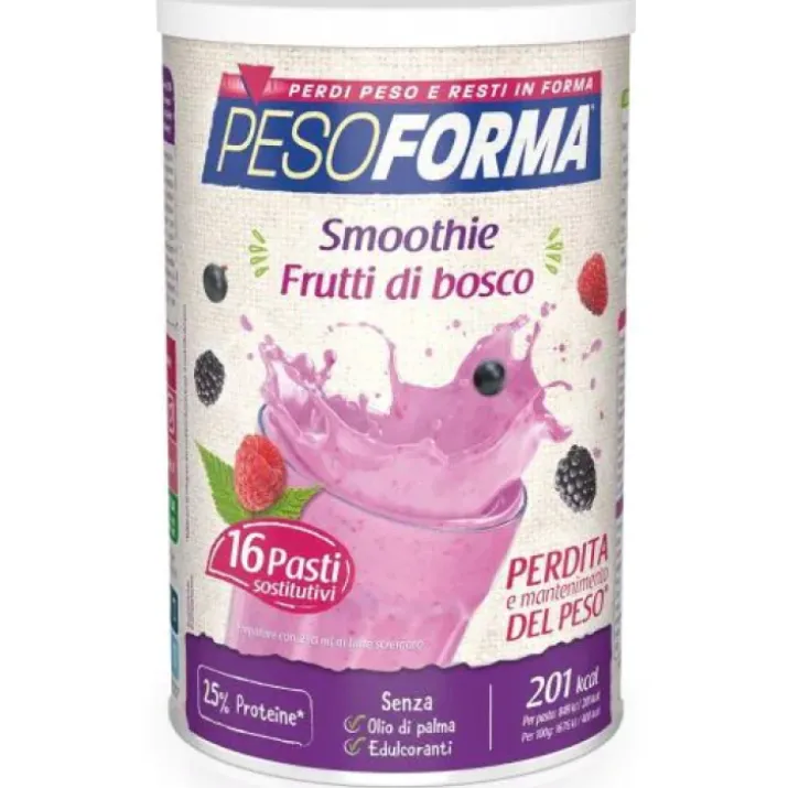 PESOFORMA Smoothie Frutti di Bosco 16 Pasti 436g