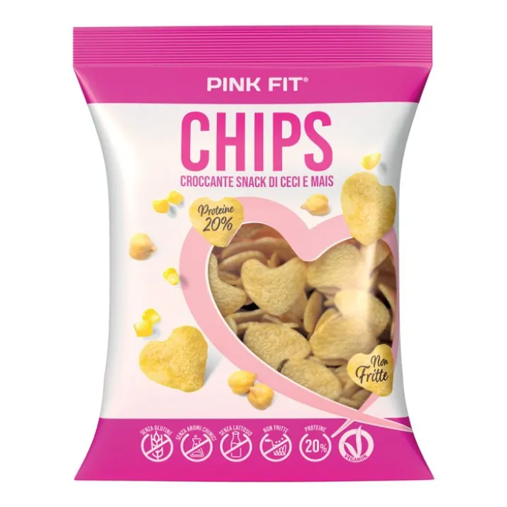 Pink Fit Chips Ceci e Mais Pro Action 25g