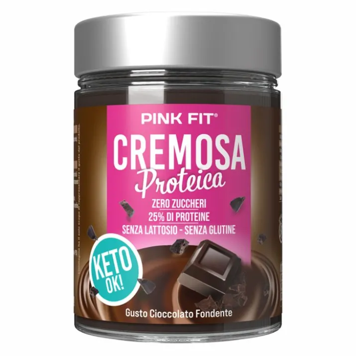 Pink Fit Cremosa Proteica Cioccolato Fondente Pro Action 300g