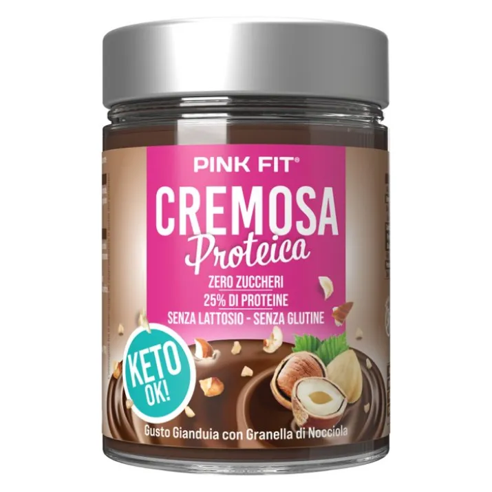 Pink Fit® Cremosa Proteica Gianduia Proaction® 300g