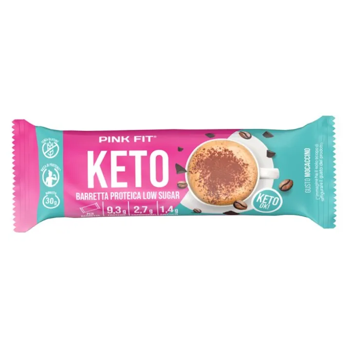 PINK FIT KETO BAR MOCACC 30G
