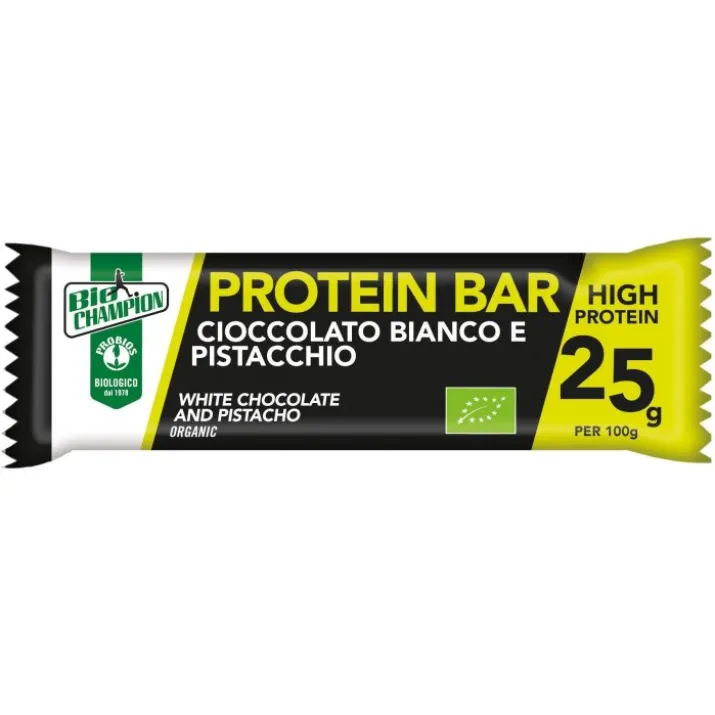 Protein Bar Cioccolato Bianco E Pistacchio Probios 40g