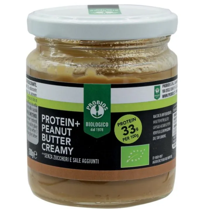 Protein+ Peanut Butter Creamy Probios 200g