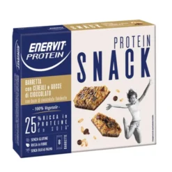 Protein Snack Barretta Cereali E Gocce Di Cioccolato Enervit Protein 8 Barrette