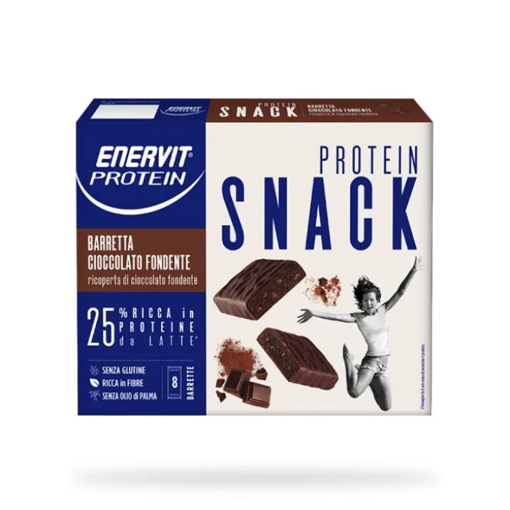 Protein Snack Fondente Low Sugar Enervit 8 x 27g