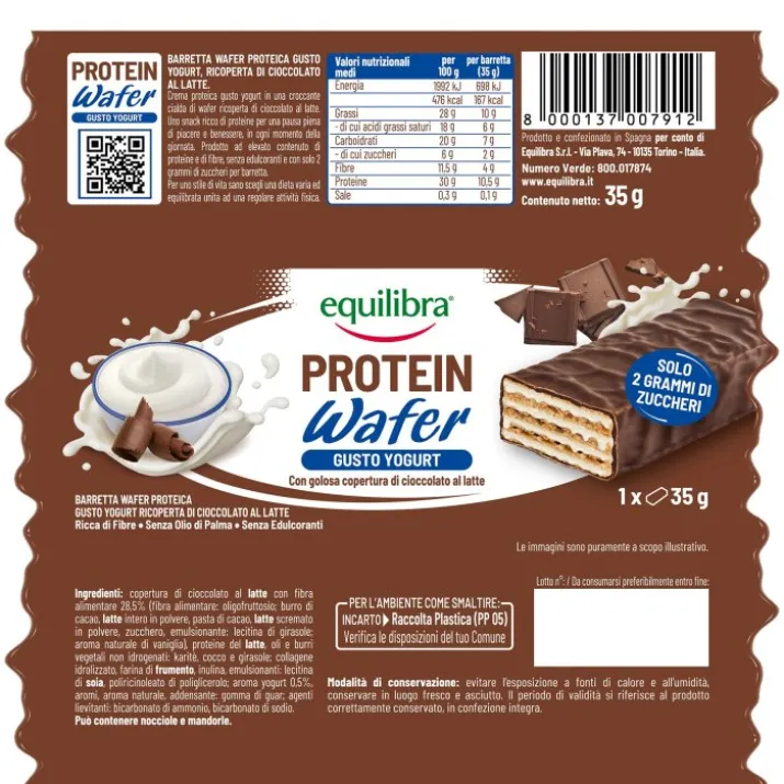 Protein Wafer Gusto Yogurt Equilibra 35g