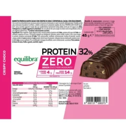 Protein 32% Zero Crispy Choco Equilibra® 24x45g
