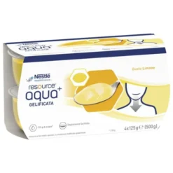 Resource® Aqua+ Acqua Gelificata Limone Nestlé 4x125g