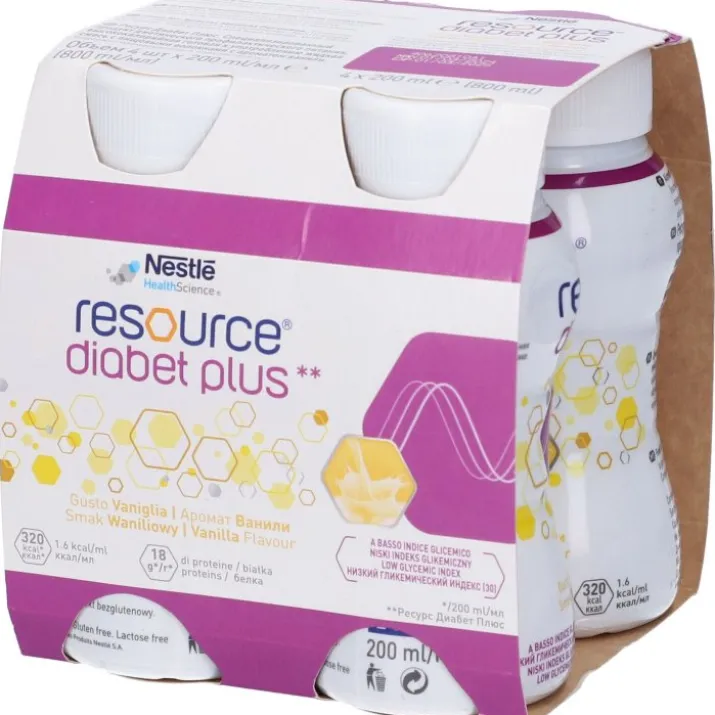 Resource Diabet Plus Vaniglia Nestlé Health Science 4 x200ml