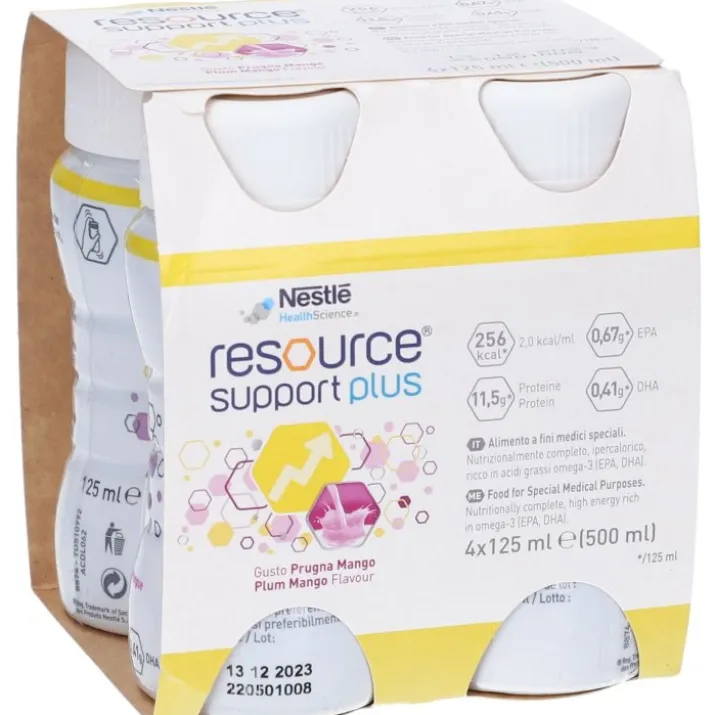 Resource Support Plus Prugna Mango Nestlè Health Science 4 x125ml