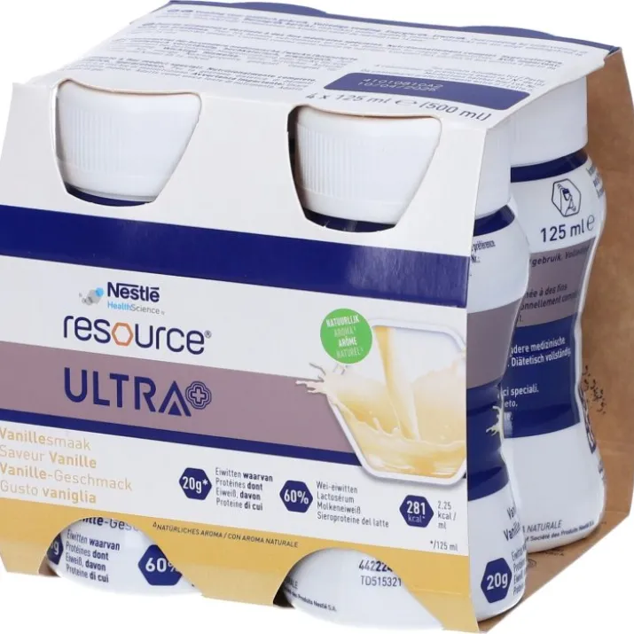 Resource ULTRA+ Vaniglia 4x125ml
